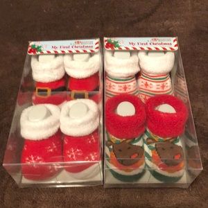 My first christmas booties